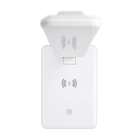 Organisateur de bureau avec chargeur sans fil REEVES-MÉRIGNAC blanc 5 Watt, blanc, 5 Watt