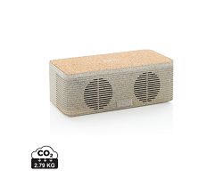 Enceinte 5W avec chargeur à induction en fibre de paille