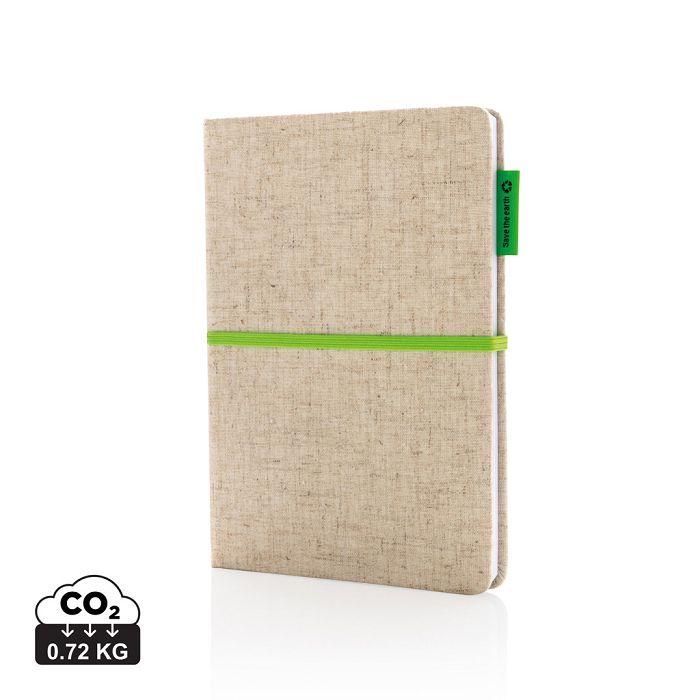  Carnet A5 à couverture en jute