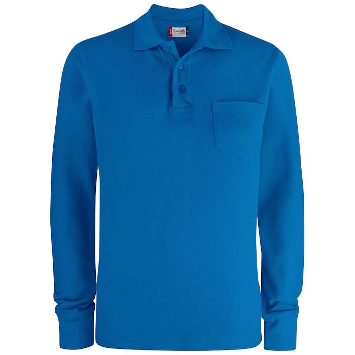  Basic Polo LS Pocket couleur