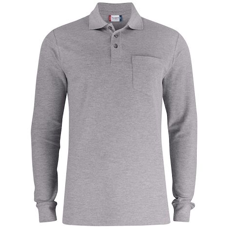  Basic Polo LS Pocket couleur