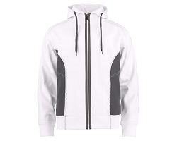 2116 HOODY FULL ZIP BI-MATIERE