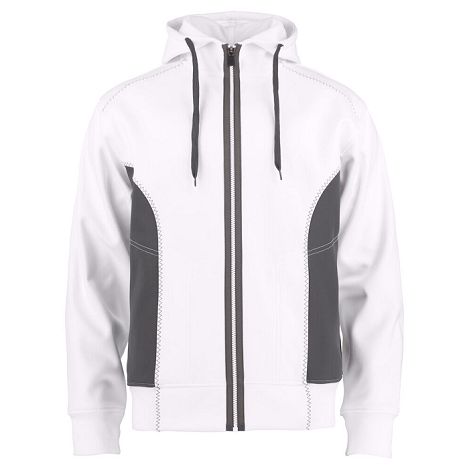  2116 HOODY FULL ZIP BI-MATIERE