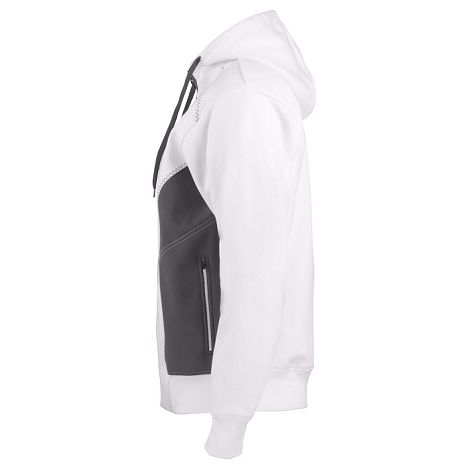  2116 HOODY FULL ZIP BI-MATIERE