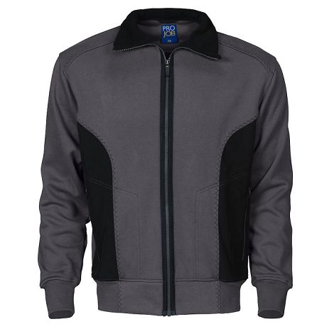  2121 SWEATSHIRT FULL ZIP  BI-MATIERE