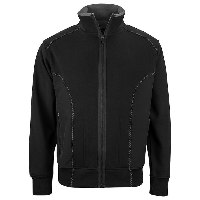  2121 SWEATSHIRT FULL ZIP  BI-MATIERE