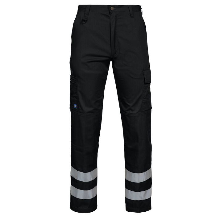  2517 PANTALON CORDURA BANDES HV A/GENOUILLERES  - LAVAGE 60°