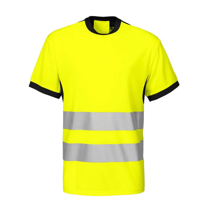  6009 T-SHIRT CONTRASTE POLYESTER  EN ISO 20471 CLASSE 2