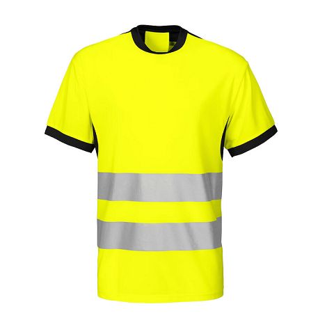  6009 T-SHIRT CONTRASTE POLYESTER  EN ISO 20471 CLASSE 2