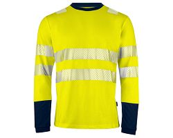 6014 T-SHIRT MANCHES LONGUES EN ISO 20471 CLASS 3/2