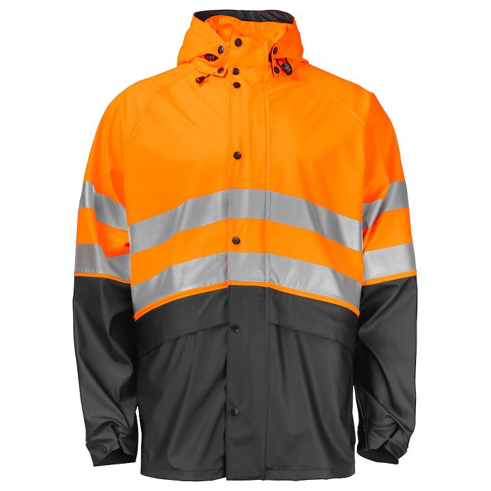  6431 VESTE DE PLUIE HV ETANCHE - EN 343 3/1 -  EN ISO 20471 CLASS