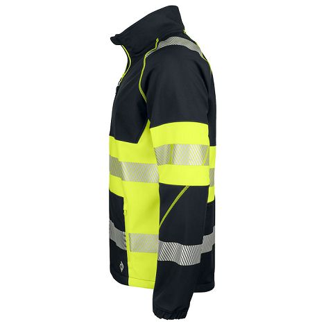  6443 SOFTSHELL DEPERLANTE HV -  EN ISO 20471 CLASSE 1