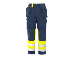 6502 PANTALON POLYCOTON LAVAGE 60°  POCHES FLOTTANTES + CORDURA® 