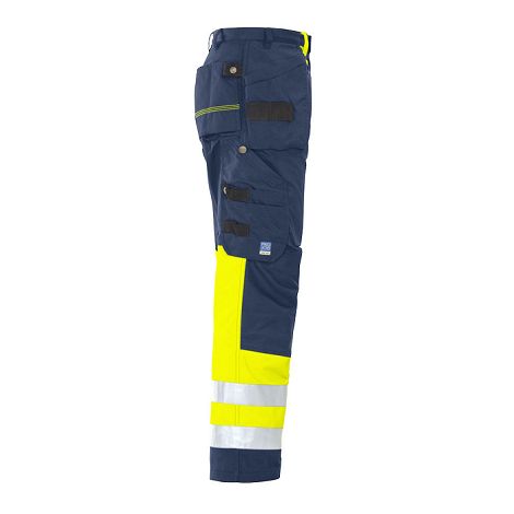  6502 PANTALON POLYCOTON LAVAGE 60°  POCHES FLOTTANTES + CORDURA® 