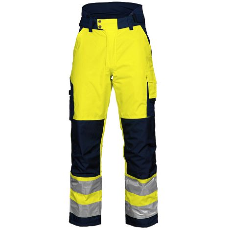  6514 PANTALON POLYCOTON DOUBLÉ CORDURA® - HV EN ISO 20471 CLASSE 