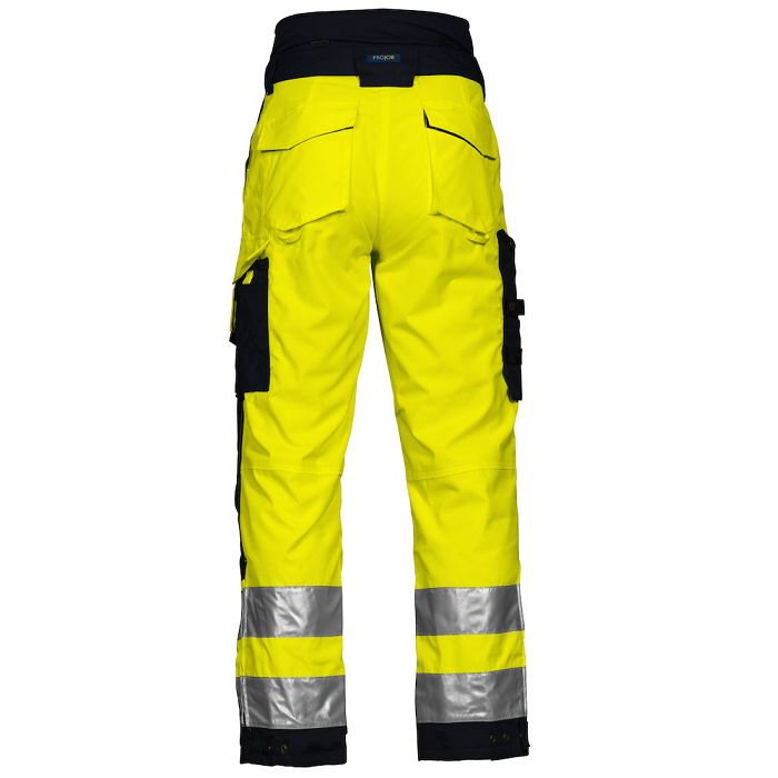  6514 PANTALON POLYCOTON DOUBLÉ CORDURA® - HV EN ISO 20471 CLASSE 