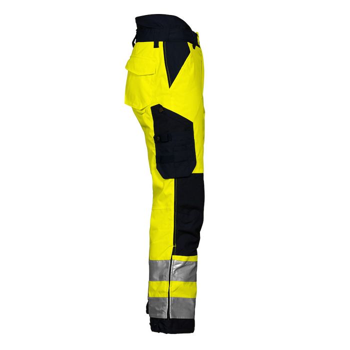  6514 PANTALON POLYCOTON DOUBLÉ CORDURA® - HV EN ISO 20471 CLASSE 