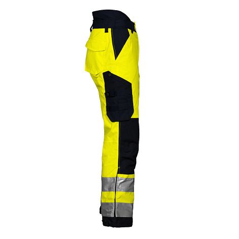  6514 PANTALON POLYCOTON DOUBLÉ CORDURA® - HV EN ISO 20471 CLASSE 