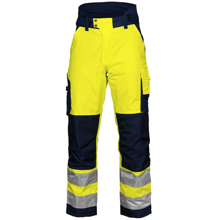  6514 PANTALON POLYCOTON DOUBLÉ CORDURA® - HV EN ISO 20471 CLASSE 