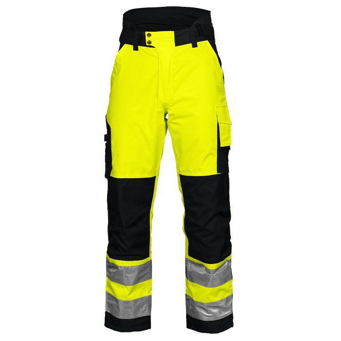  6514 PANTALON POLYCOTON DOUBLÉ CORDURA® - HV EN ISO 20471 CLASSE 