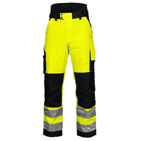  6514 PANTALON POLYCOTON DOUBLÉ CORDURA® - HV EN ISO 20471 CLASSE 