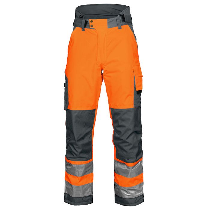  6514 PANTALON POLYCOTON DOUBLÉ CORDURA® - HV EN ISO 20471 CLASSE 