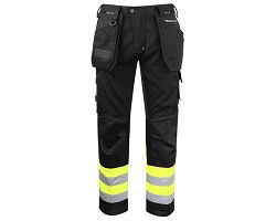 6524 PANTALON - STRETCH + KEVLAR® + CORDURA® - BANDES REFLECHISSA