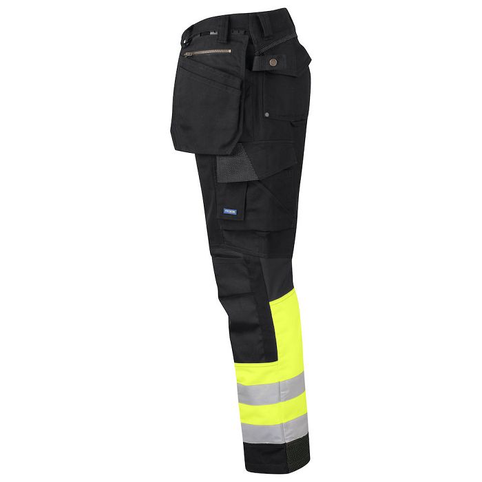  6524 PANTALON - STRETCH + KEVLAR® + CORDURA® - BANDES REFLECHISSA