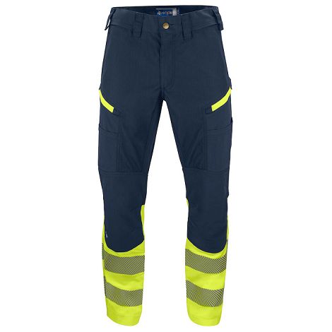  6528 PANTALON POLYCOTON + STRETCH - HV EN ISO 20471 CLASS 1