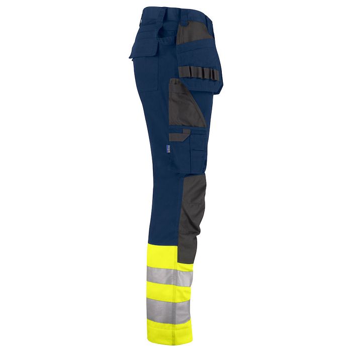  6534 PANTALON PRIO POLYCOTON  POCHES FLOTTANTES - HV EN ISO 20471