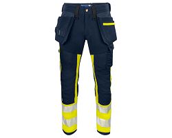 6540 PANTALON DE TRAVAIL  STRETCH + CORDURA EN ISO 20471 CLASSE 1