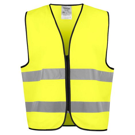  6709 GILET PRIO ZIPPE - HV EN ISO 20471 CLASSE 2