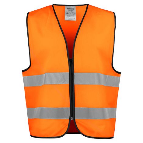  6709 GILET PRIO ZIPPE - HV EN ISO 20471 CLASSE 2