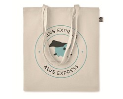 Totebag publicitaire BIO MARQUAGE QUADRI LIVRÉ EN 3 JOURS