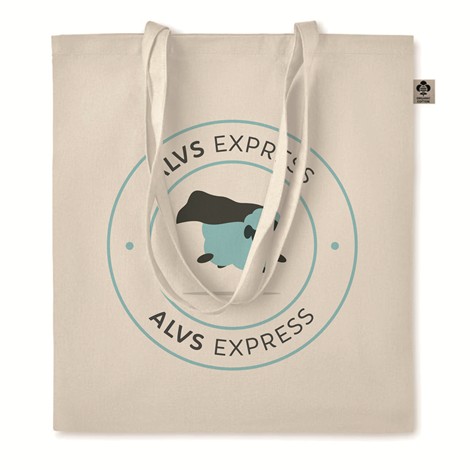 Totebag publicitaire BIO MARQUAGE QUADRI LIVRÉ EN 3 JOURS