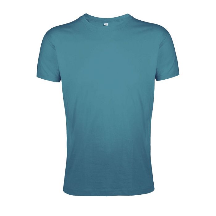  TEE-SHIRT HOMME COL ROND AJUSTÉ COULEUR