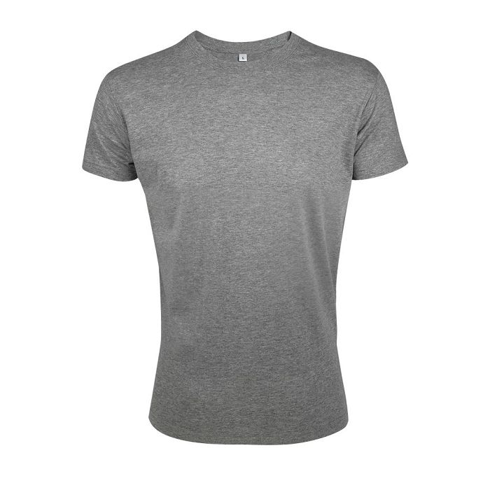  TEE-SHIRT HOMME COL ROND AJUSTÉ COULEUR