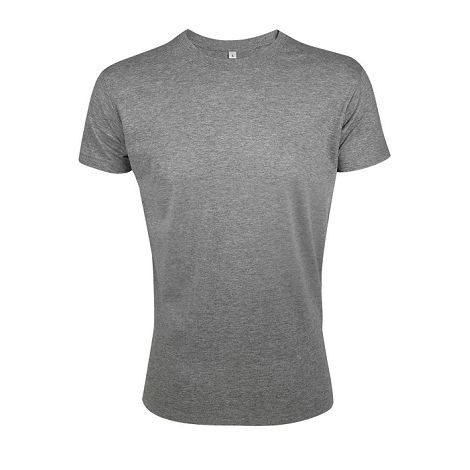  TEE-SHIRT HOMME COL ROND AJUSTÉ COULEUR