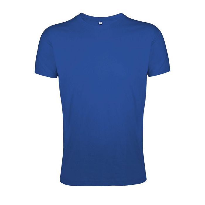  TEE-SHIRT HOMME COL ROND AJUSTÉ COULEUR