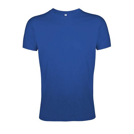  TEE-SHIRT HOMME COL ROND AJUSTÉ COULEUR