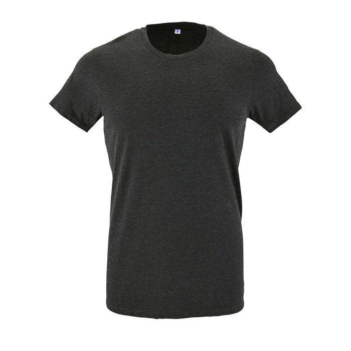  TEE-SHIRT HOMME COL ROND AJUSTÉ COULEUR