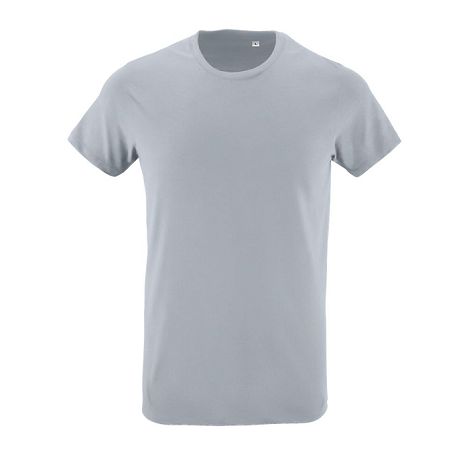  TEE-SHIRT HOMME COL ROND AJUSTÉ COULEUR