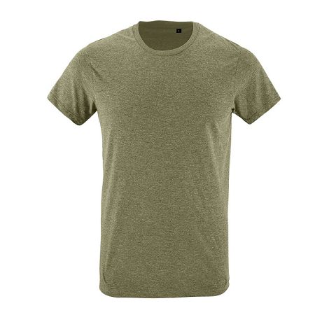  TEE-SHIRT HOMME COL ROND AJUSTÉ COULEUR