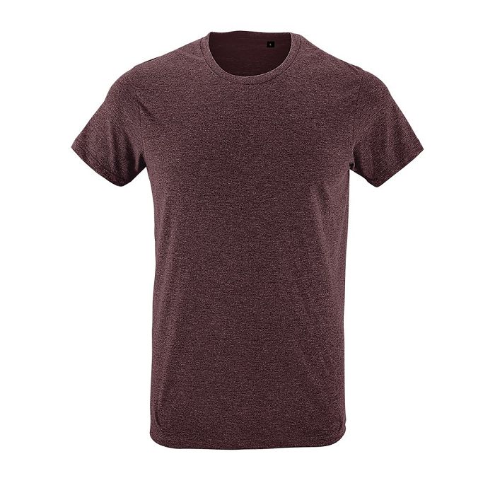  TEE-SHIRT HOMME COL ROND AJUSTÉ COULEUR