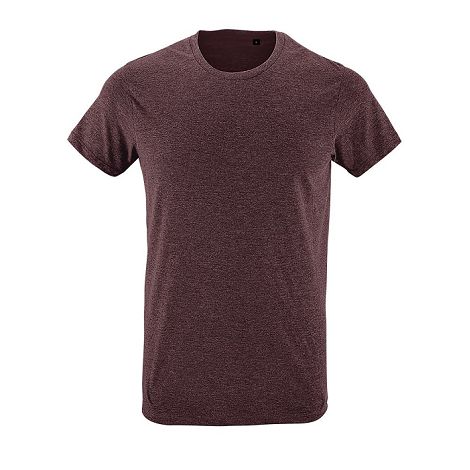  TEE-SHIRT HOMME COL ROND AJUSTÉ COULEUR