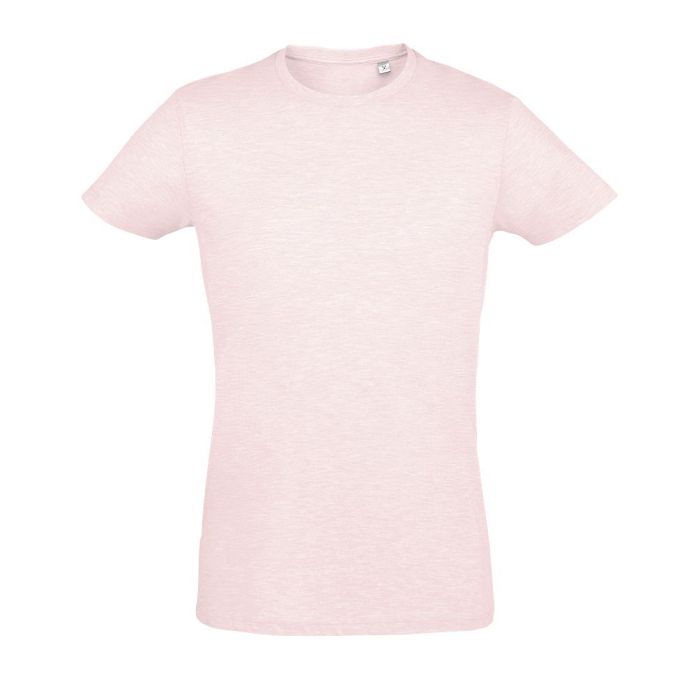  TEE-SHIRT HOMME COL ROND AJUSTÉ COULEUR