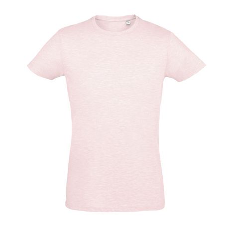  TEE-SHIRT HOMME COL ROND AJUSTÉ COULEUR