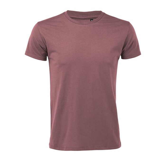  TEE-SHIRT HOMME COL ROND AJUSTÉ COULEUR