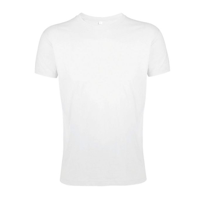  TEE-SHIRT HOMME COL ROND AJUSTÉ COULEUR