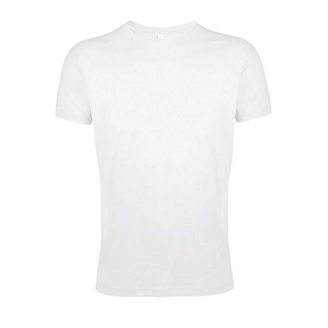  TEE-SHIRT HOMME COL ROND AJUSTÉ COULEUR